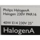 PHILIPS Halógena PAR16 40W 230V 25D