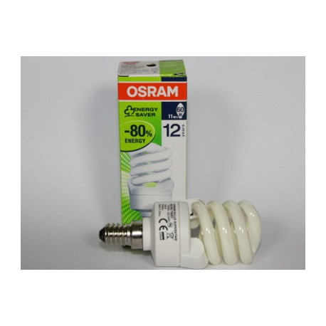 OSRAM Μικρο-συστροφής E14 11W/825