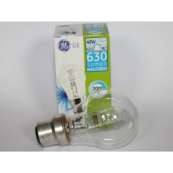 Halogen light bulb GE 42W B22 ( bayonet )