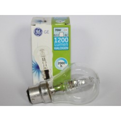 Alogena lampadina, GE 70W B22 ( a baionetta )