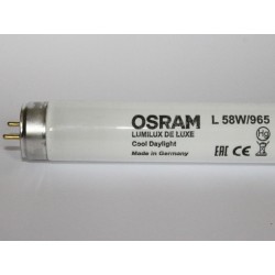 OSRAM L58W/965 LUMILUX DE LUXE Δροσερό φως της Ημέρας