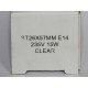 ST 26X57 MM E14 230V 15W CLEAR 