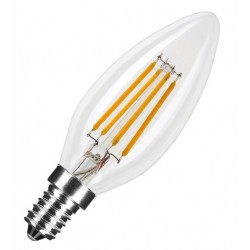 Llama LED filamento 4W/827 E14