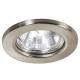 Recessed MR16 in satin nickel