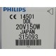 Philips 14501 150W 20V GX5.3 DDL Focusline Microfilm