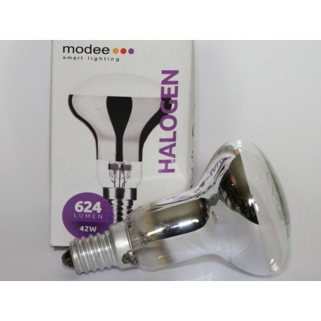 Halogen bulb spherical E27 42W