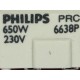 ampoule Philips 6638P 650W 230V GY9.5 FRL Broadway