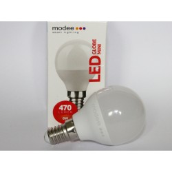 LED-lampa sfäriska G45 6W/827 E27