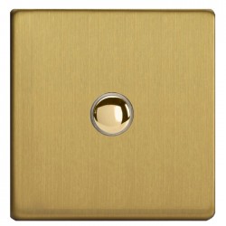 Switch dimmer "touch" in brushed brass