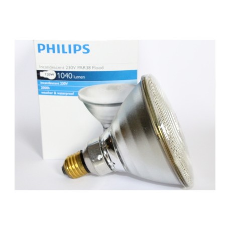 PHILIPS GLÖDLAMPA PAR38 100W 12V ÖVERSVÄMNING 30°