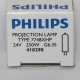 Philips 7748XHP 250W 24V G6.35 EHJ Focusline Flat Filament SE