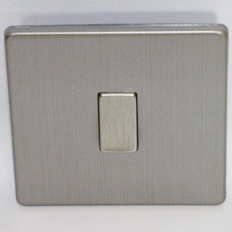 Switch to simple touch brushed steel