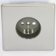 Outlet brushed steel