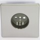 Outlet brushed steel