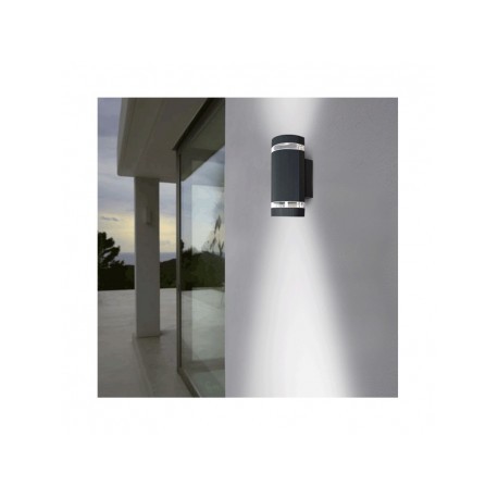 Applique Murale LED GU10 x 2 Gris Anthracite