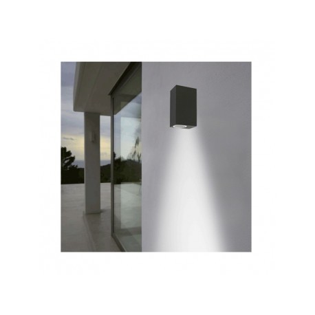 Applique Murale LED GU10 x 2 Gris Anthracite