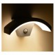 Applique murale LED 6W gris orientable détecteur 4000 Kelvin IP54 360 lumen