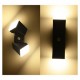 Wall sconce LED GU10 x 2, Charcoal Gray