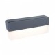 Wall sconce LED GU10 x 2, Charcoal Gray