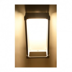 Lámpara de pared LED GU10 x 2, Gris Carbón