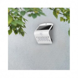 Applique Murale LED Solaire 1.5W 4000°K Blanc + Détecteur