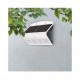 Applique Murale LED 6,8W solaire détecteur 4000 Kelvin blanc IP65 880 lumen