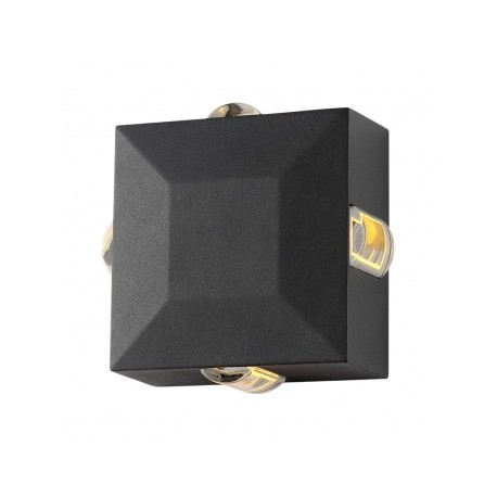 Lámpara de pared LED GU10 x 2, Gris Carbón