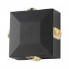 Kinkiet LED kwadratowy szary dyfuzor, 6 W, 470 lm 4000 Kelvin IP54