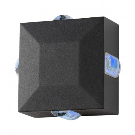 Wall sconce LED GU10 x 2, Charcoal Gray