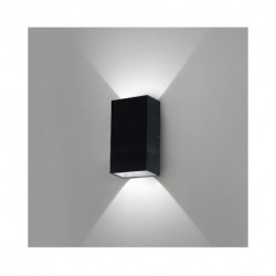 Applique Murale LED 2x5W 690 LM Rectangulaire 4000°K Gris IP54