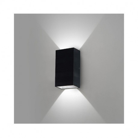 Lámpara de pared LED GU10 x 2, Gris Carbón