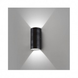 Lámpara de pared LED GU10 x 2, Gris Carbón