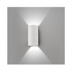 Applique Murale LED 2x5W Cylindrique 4000°K Blanc IP54