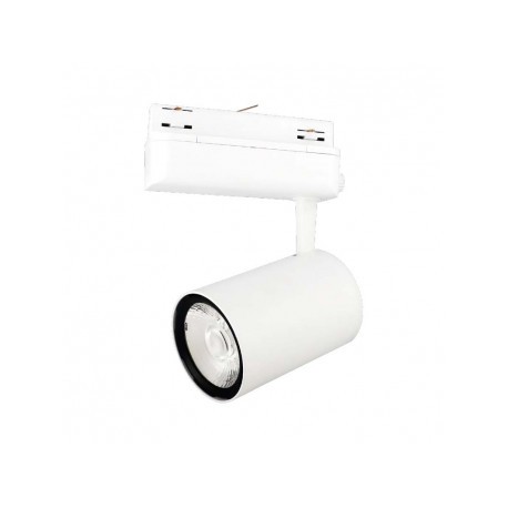 Spot LED sur Rail Blanc 35W 4000°K 3135 LM ( 3 phases )