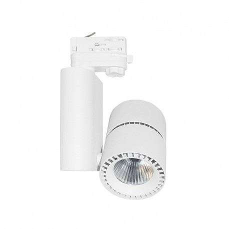 Spot LED sur Rail Blanc 40W 4000°K 3600 LM