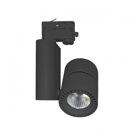 Spot LED sur Rail Noir 28W 3000°K 2400 LM