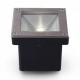 Spot LED Encastrable Sol Carré Inox 5W 4000°K