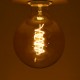 Ampoule globe filament LED E27 G125 dorée 4W 2700 Kelvin blanc chaud 160 lumen