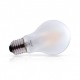Ampoule filament LED E27 12W dépoli 2700 Kelvin blanc chaud 1650 lumen