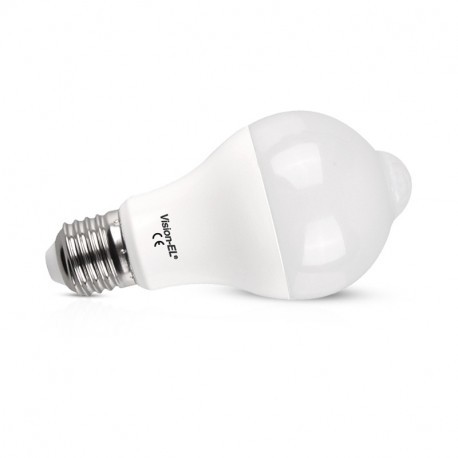 Ampoule LED + Détecteur E27 12W 3000 Kelvin blanc chaud 1100 lumen