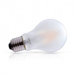 Ampoule filament LED E27 6W dépoli 4000 Kelvin lumière blanche 720 lumen