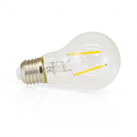 Ampoule filament LED COULEUR E27 2W JAUNE