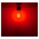 Ampoule filament LED COULEUR E27 2W ROUGE