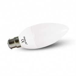 Ampoule LED B22 Flamme 6W 4000 Kelvin 520 lumen lumière blanche 