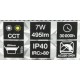 Spot adjustable LED 7W 3000K 4000K 6000K