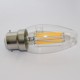 Ampoule filament LED B22 Flamme 4W 2700 Kelvin 30W