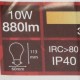 Ampoule LED B22 classic Filament Dépoli 10W 3000 Kelvin blanc chaud 880 lumen