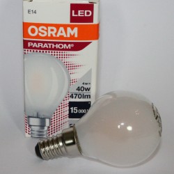 OSRAM PARATHOM P 40 4W 2700K E14 470LM TRÓJDROŻNY G45