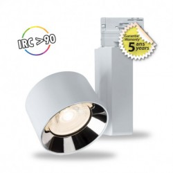 Refletor LED, LED ferroviário branco 40W 3000 Kelvin, 4200 lumens Adaptador de 3 vezes