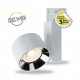 LED spotlight, LED sobre riel blanco 40W 3000 Kelvin, 4200 lúmenes Adaptador de 3 veces